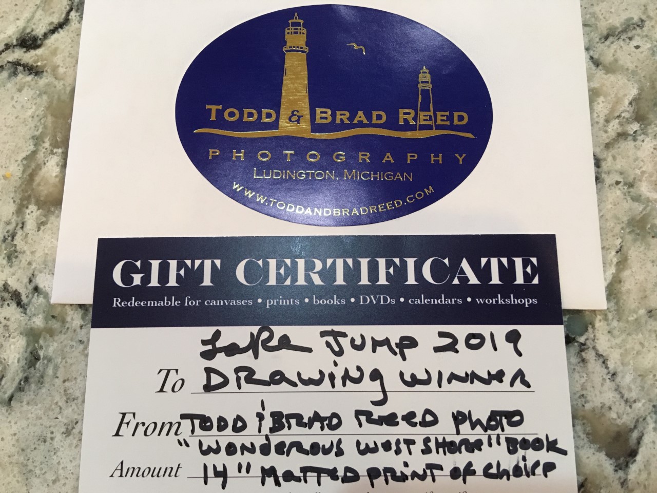 One lucky jumper will also get a prize from Todd and Brad Reed Photography